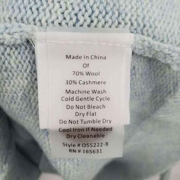 Calme Pocket Cardigan Women Size Large NWT Wool Cashmere Blend Oversized - Picture 9 of 15